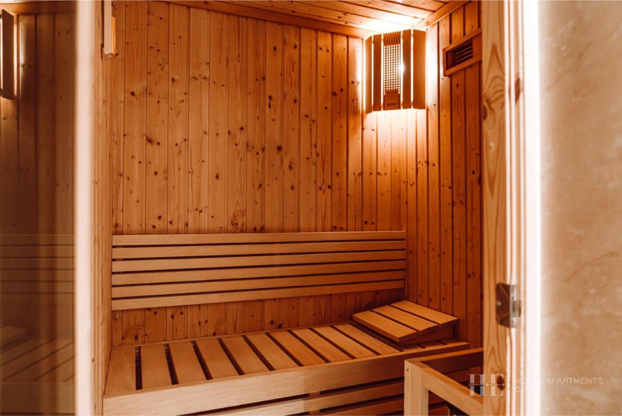 He Hotel Apartments Дубай Екстериор снимка A Finnish sauna