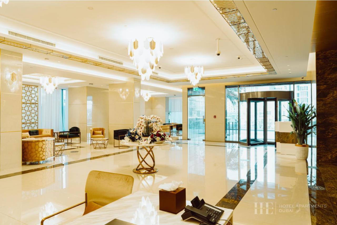 He Hotel Apartments Дубай Екстериор снимка Lobby