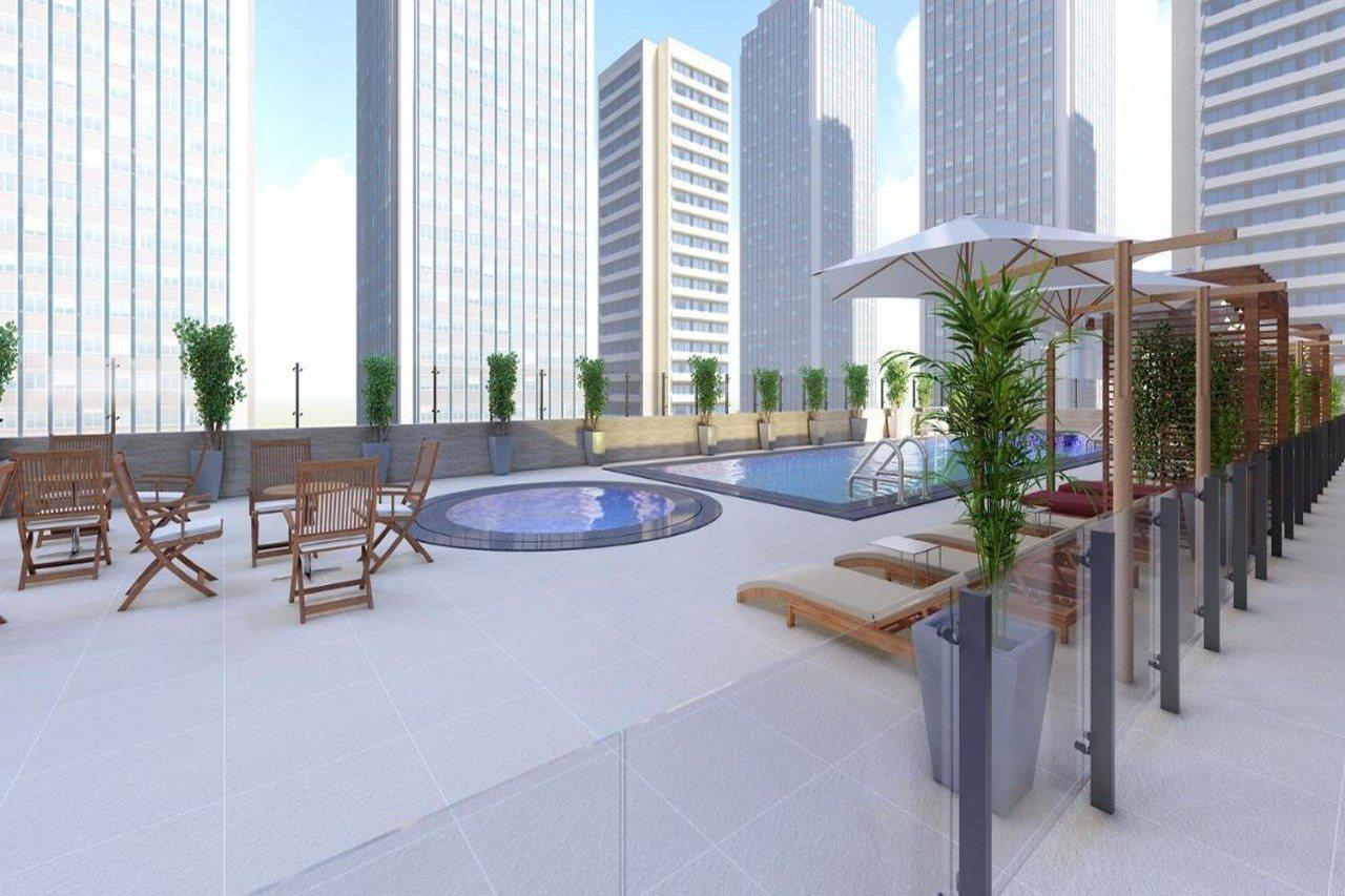He Hotel Apartments Дубай Екстериор снимка Rooftop pool